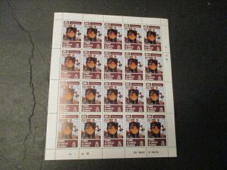 Turks & Caicos Stamps Norman Rockwell Stamp Issue Full Sheet Topic: Umpires