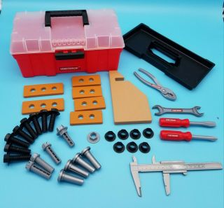 My First Craftsman Tool Box For Kids Pretend Playtime Fix Their Toys