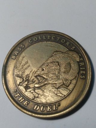 Bass Collector Series Fishing Coin “the Duel”