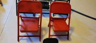WWE Accessories Folding Steel Chairs Red Black 2