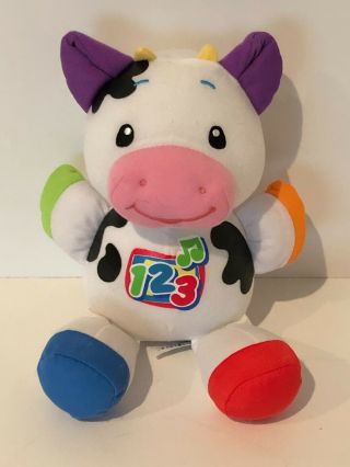 Fisher Price Laugh And Learn Musical Cow Numbers Counting Colors Opposites