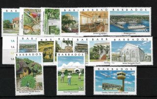 Barbados Sg1153/66,  2000 Pride Of Barbados Mnh