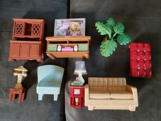 Fisher Price Loving Family Living Room Dollhouse Furniture 2008 And Older