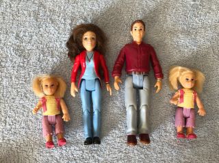 Fisher Price Dream House Loving Family Dollhouse Dad Mom Twin Girls Family