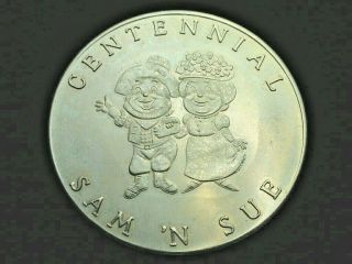 Canada Sam N Sue Centennial Medal 40mm