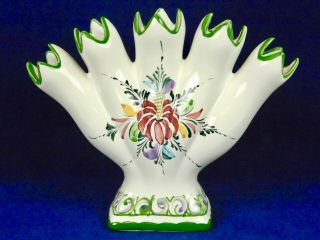 Bud Fan Vase Floral 5 Finger Portugal Floral Jay Willfred Andrea Sadek Vintage