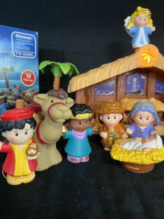 Fisher - Price Little People A Deluxe Christmas Story Nativity Scene Playset W Box 3