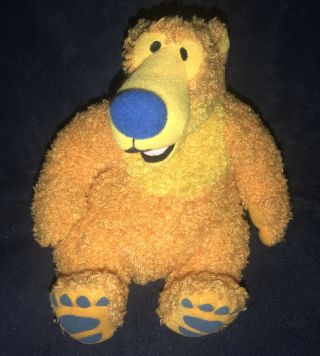 Vintage 90’s Bear In The Big Blue House 8” Bear Stuffed Plush Jim Henson Mattel