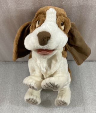 Folkmanis BASSET HOUND Puppy Dog Puppet plush 15 