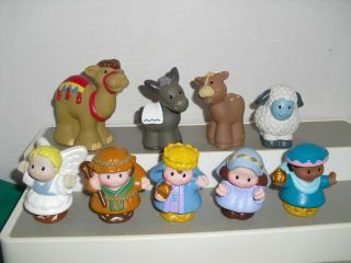 Fisher - Price Little People Deluxe Christmas Story Nativity Scene Angel Camel