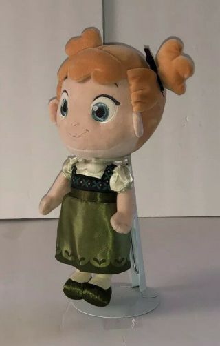 Disney Store Frozen Anna Doll 12 " Plush Stuffed Child Girl Princess