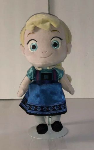 Disney Store Frozen Elsa Doll 12 " Plush Stuffed Child Girl Princess