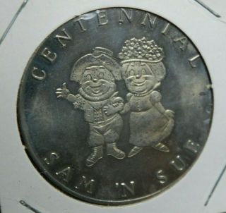 Canadian 1967 Sam N Sue Vancouver Island Bc Dollar $1 Token