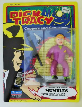 Walt Disney Dick Tracy Coppers & Gangsters Mumbles Action Figure Playmates