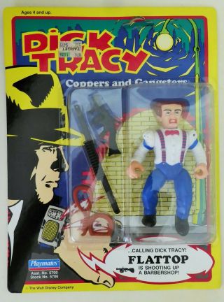 Walt Disney Dick Tracy Coppers & Gangsters Flat Top Action Figure Playmates