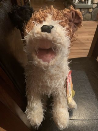 FOLKMANIS Jack Russell Terrier Dog Plush Puppet Retired LONGHAIR 13 