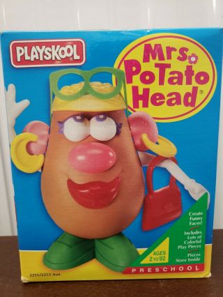 Vintage 1996 Mr.  Potato Head,  Mrs.  Potato Head Playskool Boxes 3