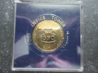 London England Post Office Tower Medallion Tallest building in England 2