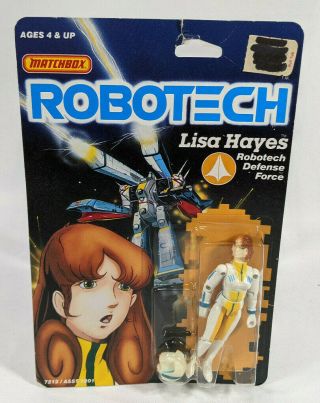 Matchbox Robotech Rdf Lisa Hayes Action Figure - - Vintage - 1985