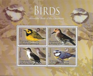 Grenada - 2007 Mnh " Birds - Birds Of Caribbean " Souvenir Sheet (iv)