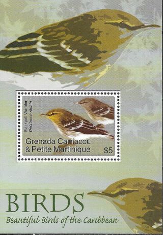 Grenada - 2007 Mnh " Birds - Birds Of Caribbean " Souvenir Sheet (i)