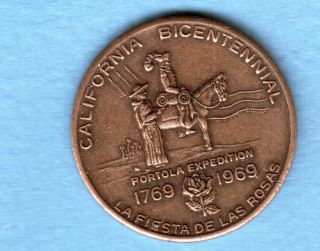 Token California Bicentenial 1769 - 1969