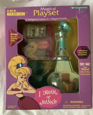 I Dream Of Jeannie Magical Playset Nasa Office/north Pole