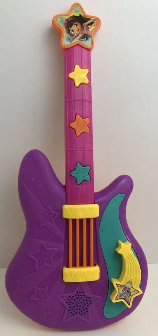 Dora The Explorer Singing Star Guitar Boots Swiper Bilingual Interactive 2012