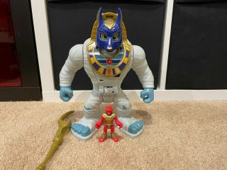 Fisher Price Imaginext Mummy King Action Figure Egyptian Mask Reveal Complete