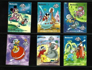 Hick Girl - Redonda Stamps Disney Mickey Mouse & Friends F1262