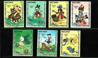 Hick Girl - Redonda Stamps Disney Mickey Mouse & Friends F1261
