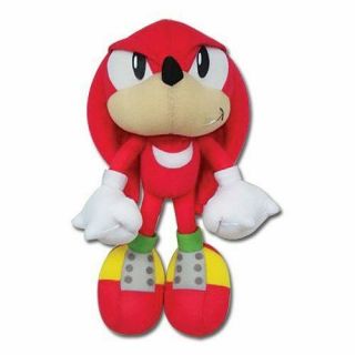 Sonic The Hedgehog Knuckles Plush 10 - Inch Authentic.