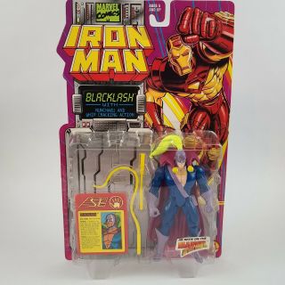 Marvel Iron Man 1994 Blacklash Toybiz Action Figure Marvel Comics