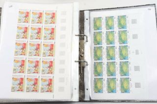 Frankreich 1968 Bis 1988 Postfrische Bogenteile,  Nominale 13.  500 Franc