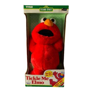 Vintage Tyco Sesame Street Tickle Me Elmo Doll 1996 W/ Box