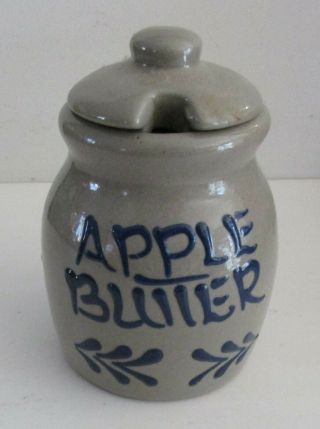 Beaumont Brothers Bbp 1994 Salt Glazed Stoneware Apple Butter Crock/jar