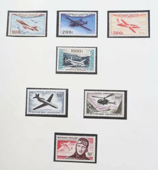 Frankreich 1938 Bis 1969 Postfrische Sammlung Komplett Mit Allen Spitzen In 2 Al