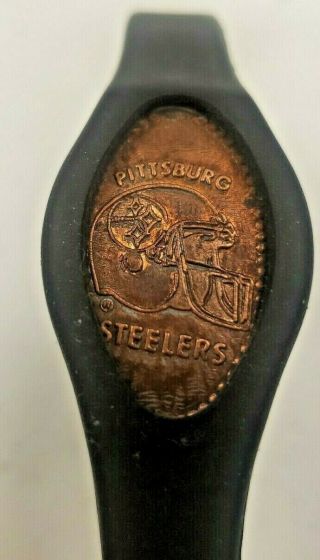 Pittsburgh Steelers The Steel City Elongated Penny Pressed Smashed With Bracelet