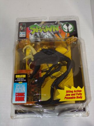 Todd Mcfarlane Spawn Violator Poseable Action Figure,  Special Edition Comic Nos