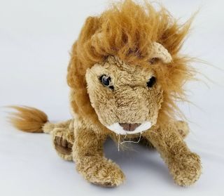 Folkmanis Realistic Plush Full Body Small Lion Hand Puppet 10 Inch
