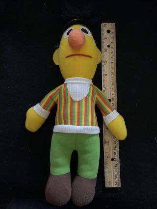 Vintage Hasbro Playskool 1984 Bert Plush/stuffed Sesame Street 12 " 72901
