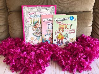 Fancy Nancy Dress Up Happy Boa And Books Doodle And Draw 100 Day School Family