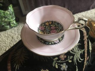Paragon By Appointment To The Queen H.  M.  Queen Mary Bone China Teacup And Saucer