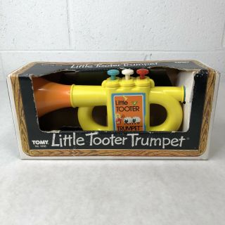 Vintage 1984 Toy Little Tooter Trumpet By Tomy