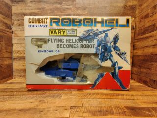 Combat Diecast Roboheli Kingdam 09 Robo Series Flying Helicopter Becomes Robot