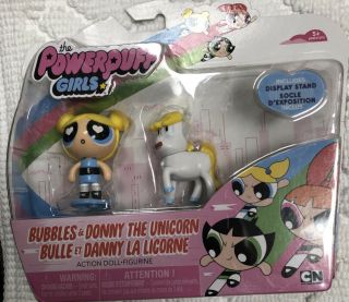 Powerpuff Girls Bubbles And Donny The Unicorn In Package