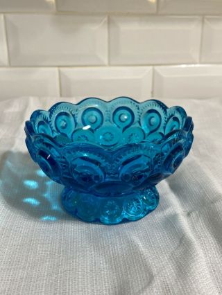 Le Smith Moon And Stars Blue Footed Candy Dish
