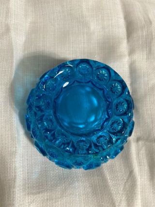 LE Smith moon and stars blue footed candy dish 3