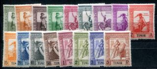 Timor 1938 231 - 247 Postfrisch Tadellos Satz Freimarken (i4100