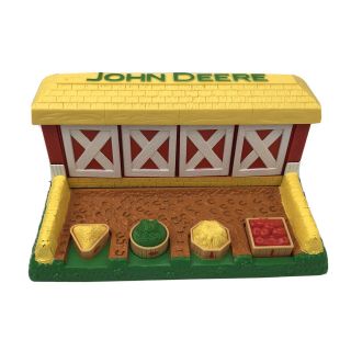 John Deere Pop - Up Toy Barn W/ 4 Doors & Animals And Sounds Horse Cow Pig Chicken